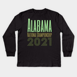 Alabama National Championship Kids Long Sleeve T-Shirt